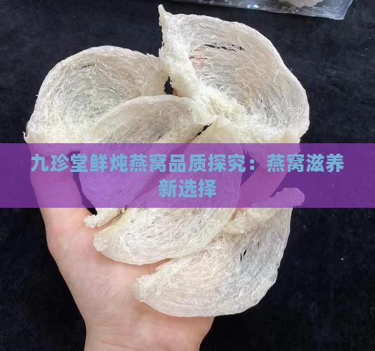 九珍堂鲜炖燕窝品质探究：燕窝滋养新选择