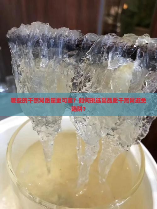 哪些的干燕窝质量更可靠？如何挑选高品质干燕窝避免陷阱？