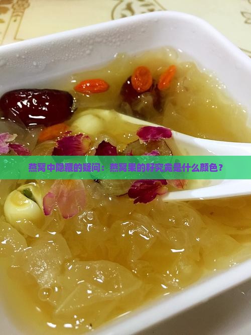 燕窝中隐藏的疑问：燕窝果的籽究竟是什么颜色？