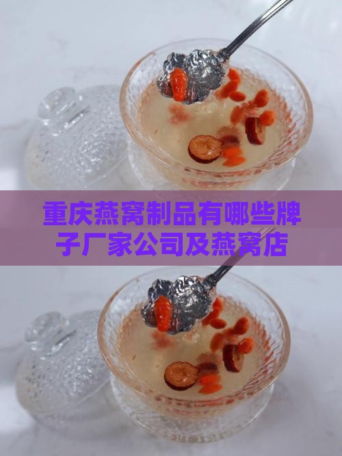 重庆燕窝制品有哪些牌子厂家公司及燕窝店