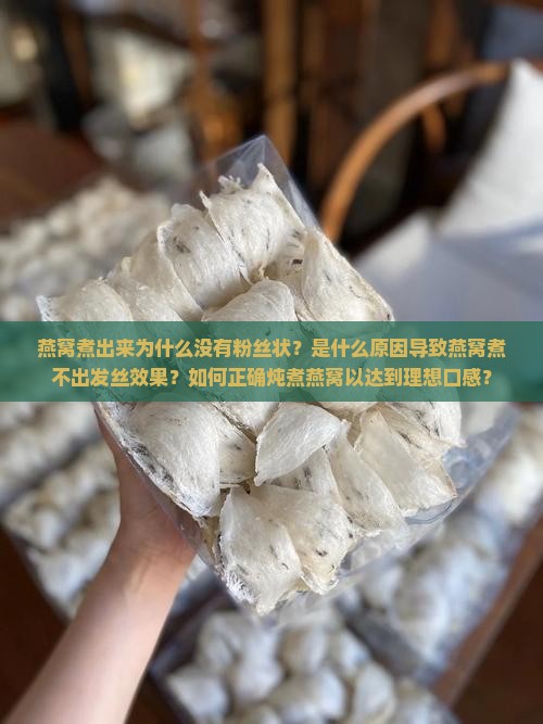 燕窝煮出来为什么没有粉丝状？是什么原因导致燕窝煮不出发丝效果？如何正确炖煮燕窝以达到理想口感？