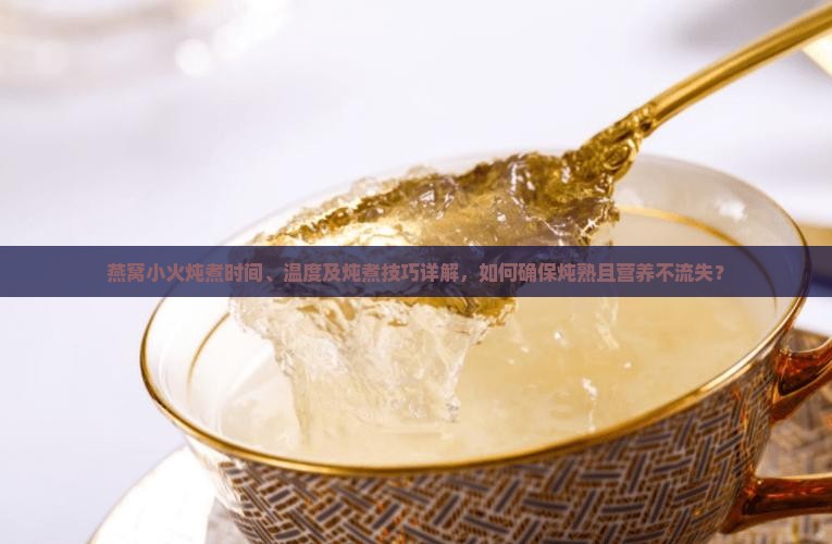 燕窝小火炖煮时间、温度及炖煮技巧详解，如何确保炖熟且营养不流失？