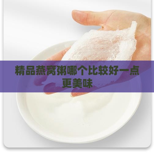 精品燕窝粥哪个比较好一点更美味