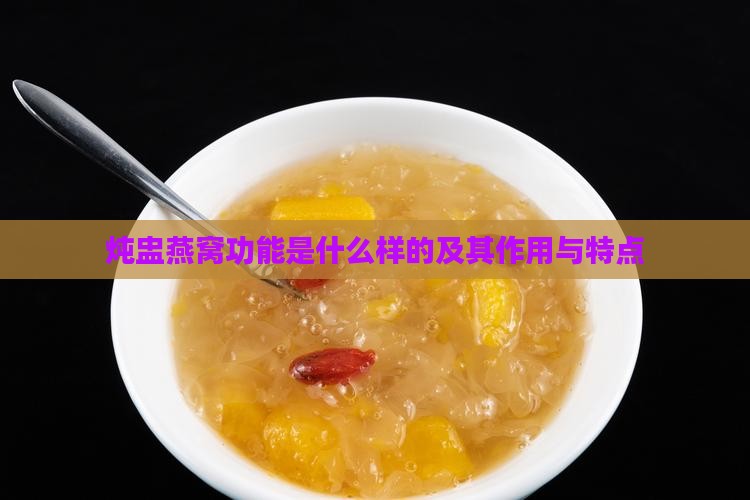 炖盅燕窝功能是什么样的及其作用与特点