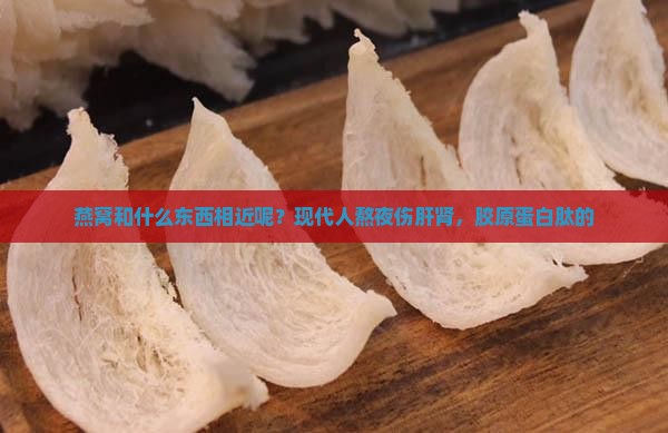 燕窝和什么东西相近呢？现代人熬夜伤肝肾，胶原蛋白肽的