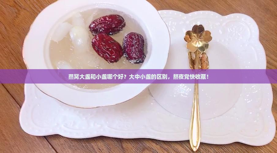燕窝大盏和小盏哪个好？大中小盏的区别，熬夜党快收藏！
