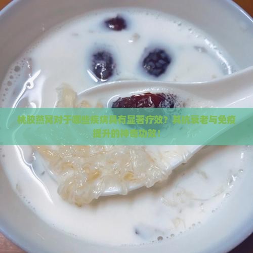 桃胶燕窝对于哪些疾病具有显著疗效？其抗衰老与免疫提升的神奇功效！