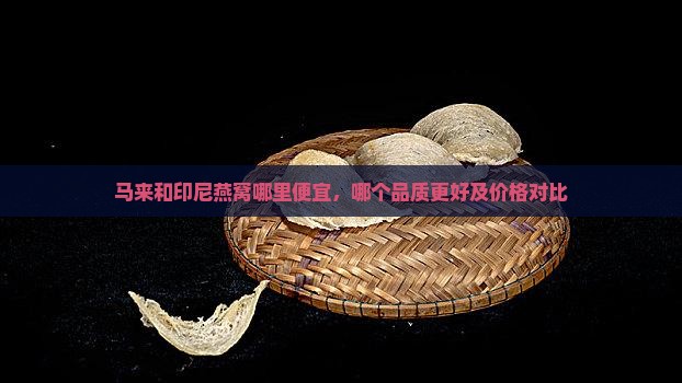 马来和印尼燕窝哪里便宜，哪个品质更好及价格对比