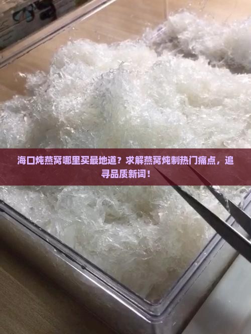 海口炖燕窝哪里买最地道？求解燕窝炖制热门痛点，追寻品质新词！
