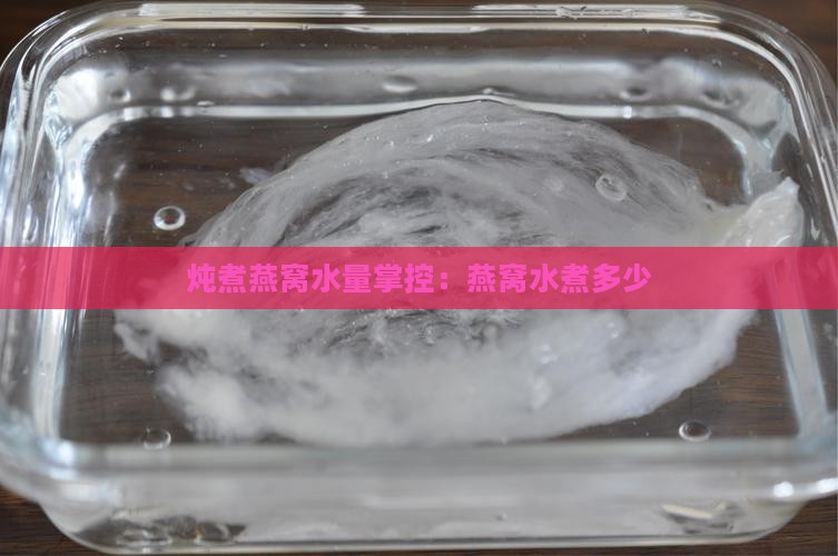 炖煮燕窝水量掌控：燕窝水煮多少