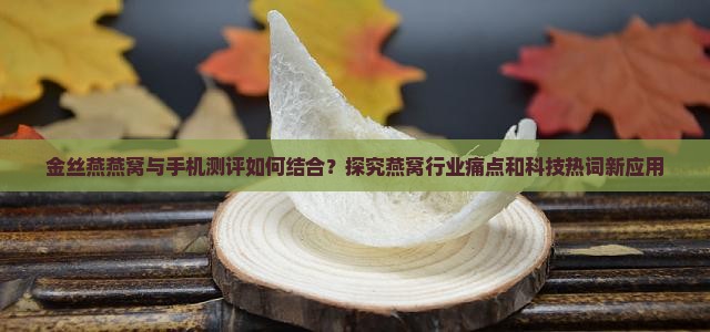 金丝燕燕窝与手机测评如何结合？探究燕窝行业痛点和科技热词新应用