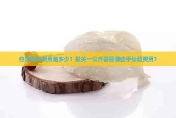 燕窝报关费用是多少？报关一公斤需要哪些手续和费用？