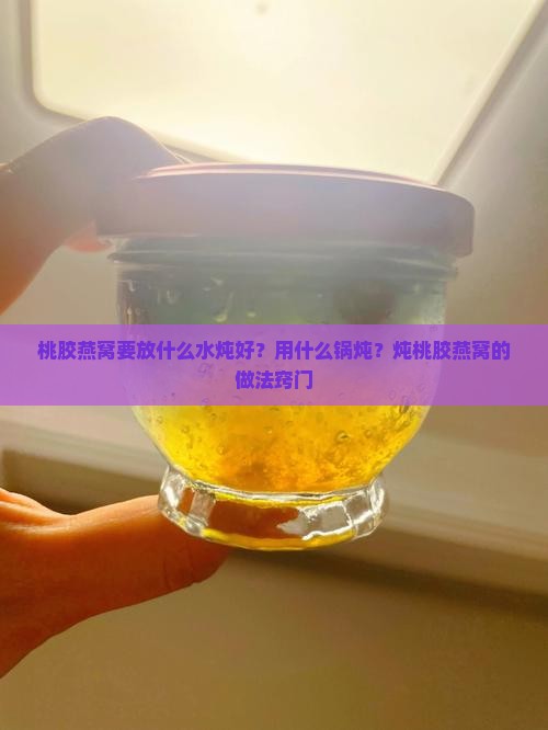 桃胶燕窝要放什么水炖好？用什么锅炖？炖桃胶燕窝的做法窍门