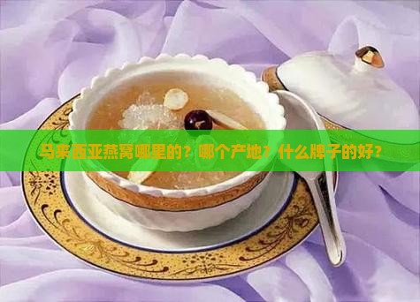 马来西亚燕窝哪里的？哪个产地？什么牌子的好？