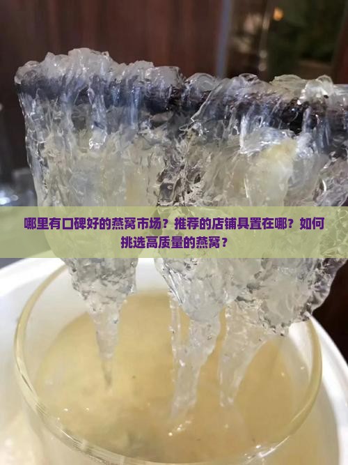 哪里有口碑好的燕窝市场？推荐的店铺具置在哪？如何挑选高质量的燕窝？