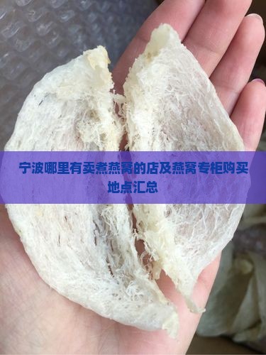 宁波哪里有卖煮燕窝的店及燕窝专柜购买地点汇总
