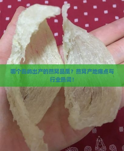 哪个岛屿出产的燕窝品质？燕窝产地痛点与行业热词！