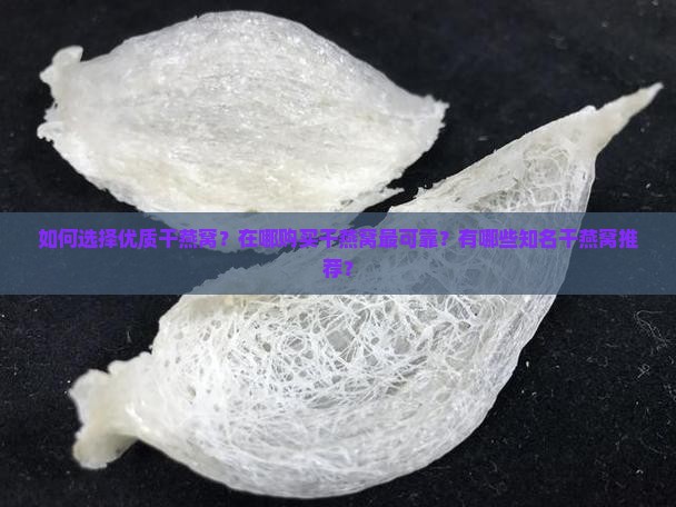 如何选择优质干燕窝？在哪购买干燕窝最可靠？有哪些知名干燕窝推荐？