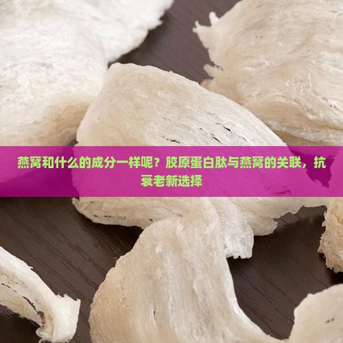 燕窝和什么的成分一样呢？胶原蛋白肽与燕窝的关联，抗衰老新选择
