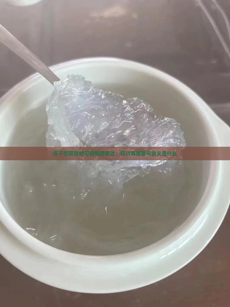 冻干燕窝窝的可能情感表达：探讨其寓意与含义是什么