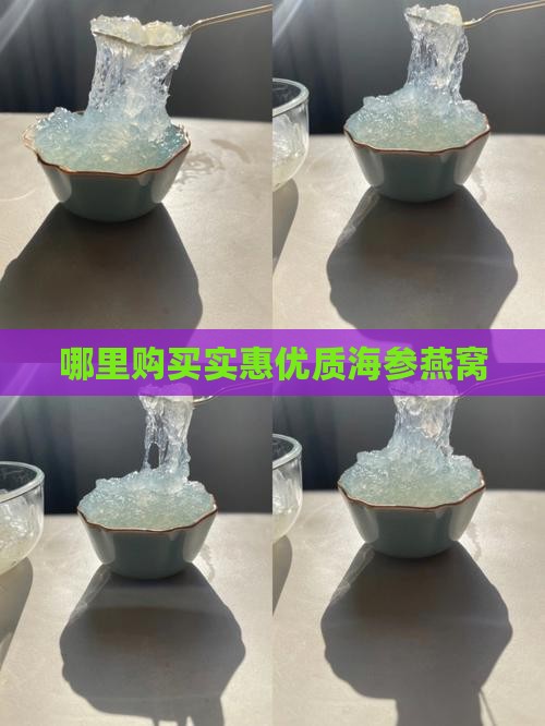 哪里购买实惠优质海参燕窝