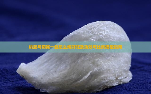 桃胶与燕窝一起怎么炖好吃及功效与比例搭配指南