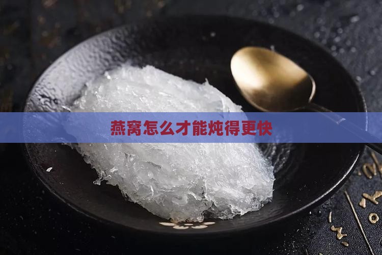 燕窝怎么才能炖得更快