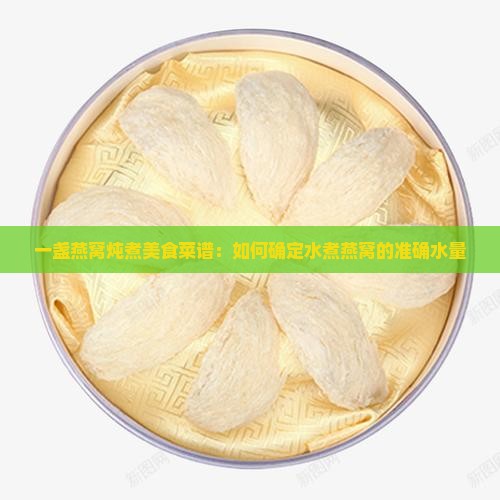 一盏燕窝炖煮美食菜谱：如何确定水煮燕窝的准确水量