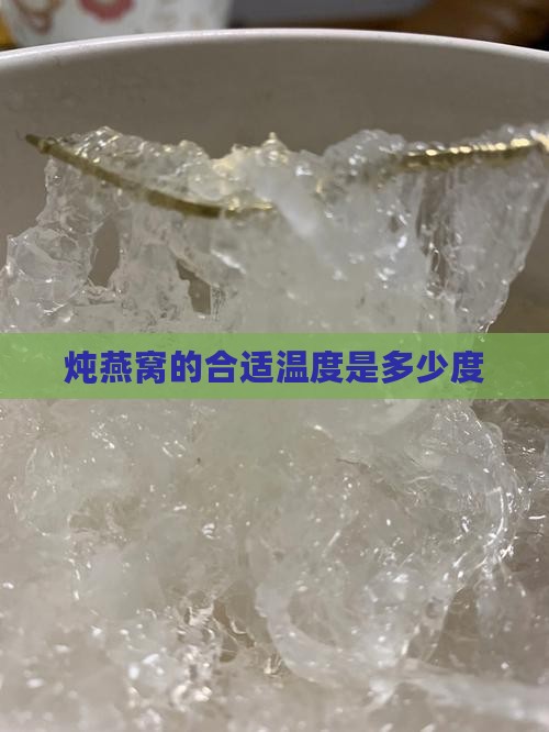 炖燕窝的合适温度是多少度