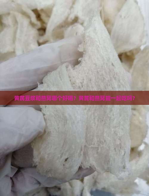 黄芪豆浆和燕窝哪个好喝？黄芪和燕窝能一起吃吗？