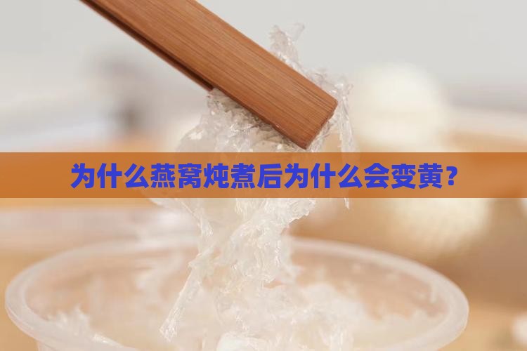 为什么燕窝炖煮后为什么会变黄？