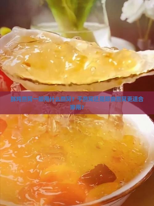 鲜炖燕窝一般用什么燕窝？干燕窝还是即食燕窝更适合家用？