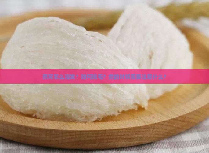 燕窝怎么泡发？如何挑毛？煮的时候需要注意什么？
