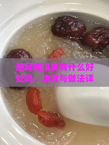 燕窝炖川贝有什么好处吗：功效与做法详解