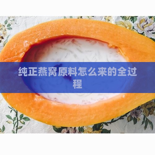 纯正燕窝原料怎么来的全过程