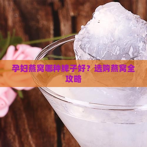 孕妇燕窝哪种牌子好？选购燕窝全攻略