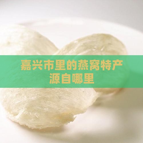 嘉兴市里的燕窝特产源自哪里