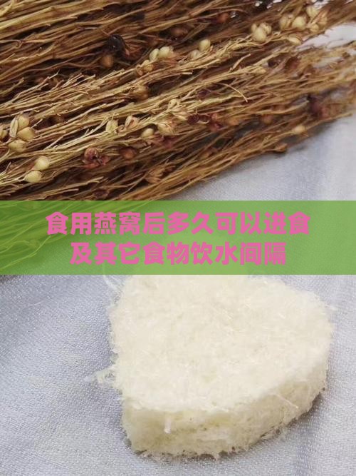 食用燕窝后多久可以进食及其它食物饮水间隔