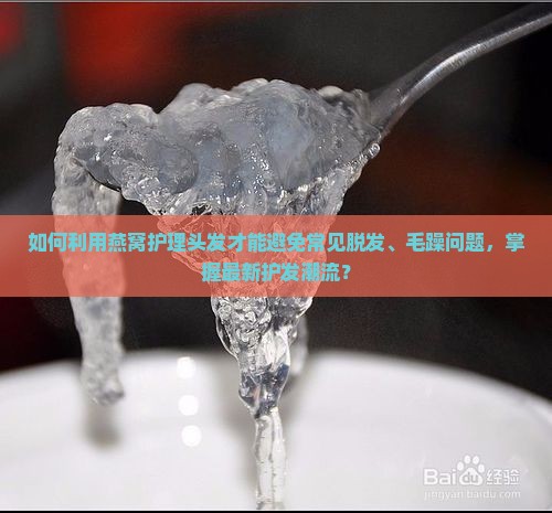 如何利用燕窝护理头发才能避免常见脱发、毛躁问题，掌握最新护发潮流？