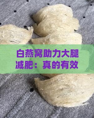 白燕窝助力大腿减肥：真的有效吗？