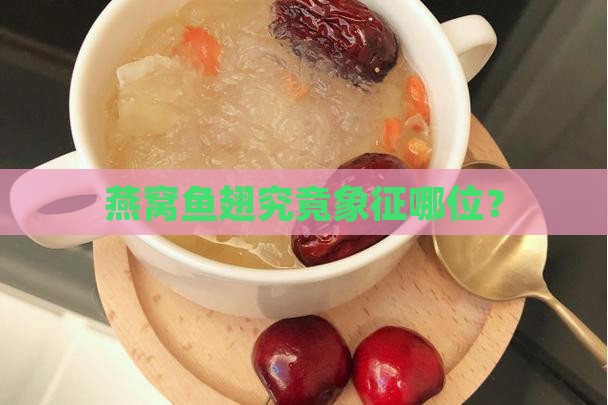 燕窝鱼翅究竟象征哪位？