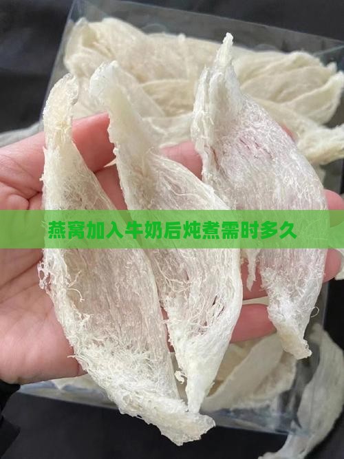 燕窝加入牛奶后炖煮需时多久