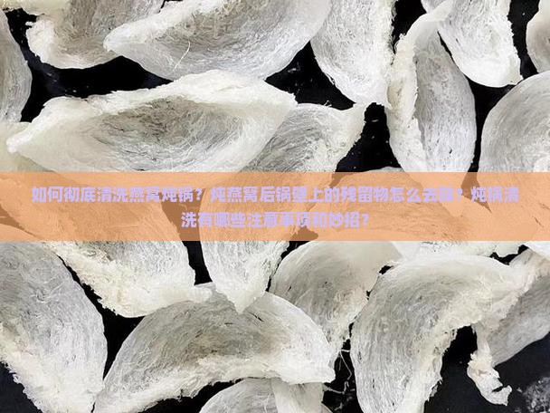 如何彻底清洗燕窝炖锅？炖燕窝后锅壁上的残留物怎么去除？炖锅清洗有哪些注意事项和妙招？