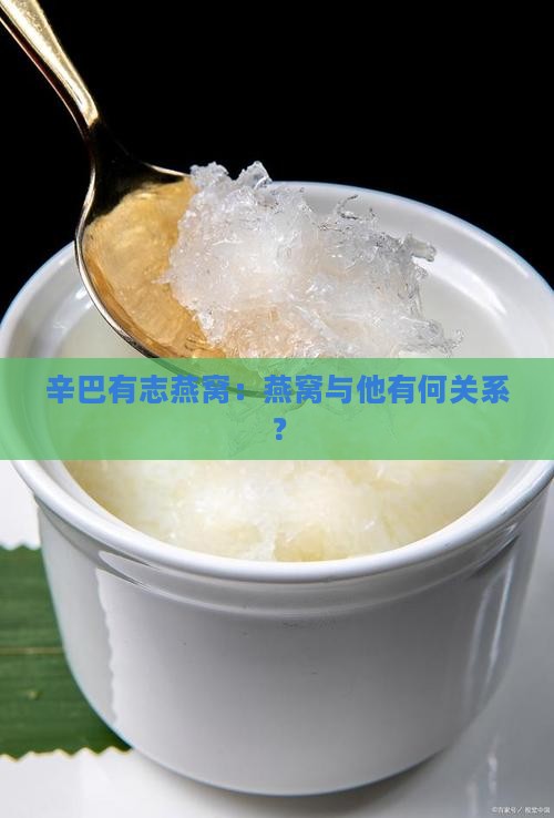 辛巴有志燕窝：燕窝与他有何关系？