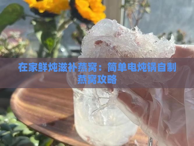 在家鲜炖滋补燕窝：简单电炖锅自制燕窝攻略