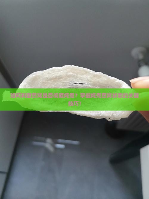 如何判断燕窝是否彻底炖煮？掌握炖煮燕窝状态的关键技巧！