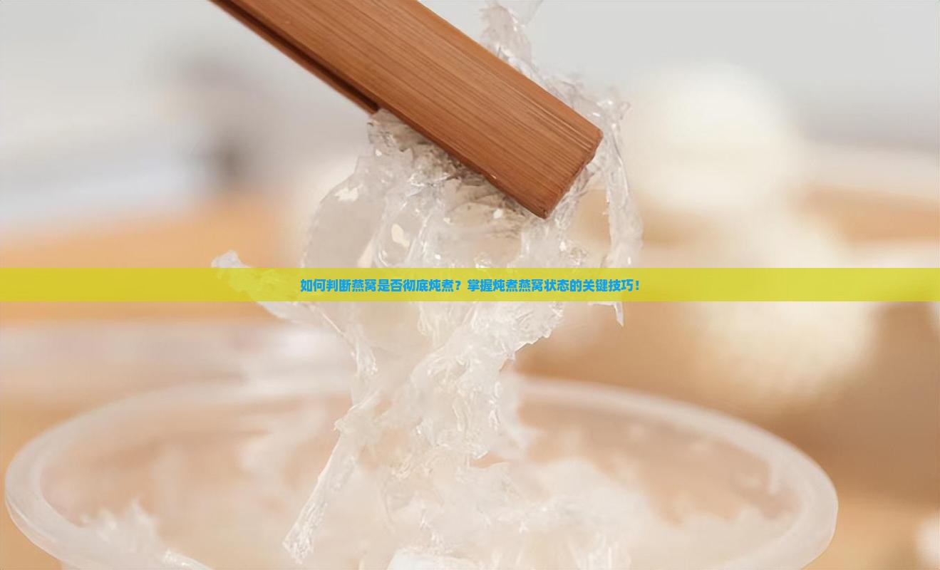如何判断燕窝是否彻底炖煮？掌握炖煮燕窝状态的关键技巧！