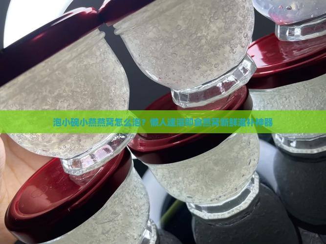 泡小碗小燕燕窝怎么泡？懒人速溶即食燕窝新鲜滋补神器