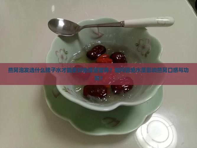 燕窝泡发选什么牌子水才能更好地保留营养？如何避免水质影响燕窝口感与功效？