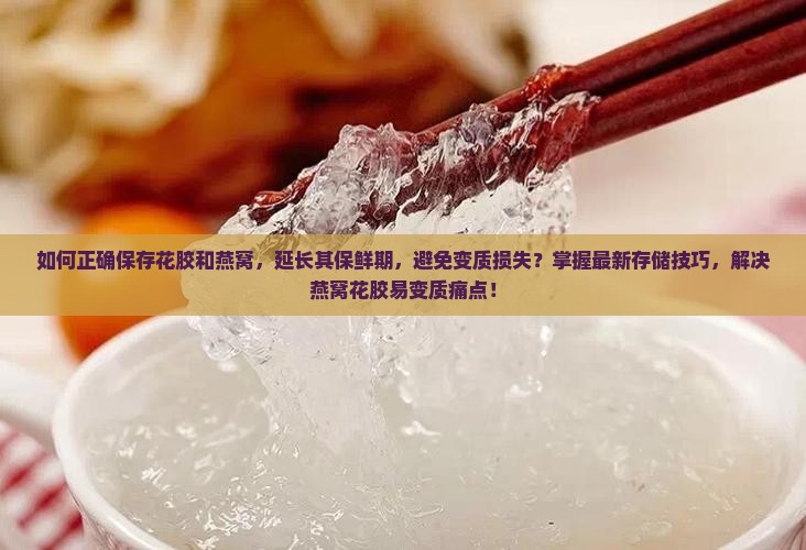 如何正确保存花胶和燕窝，延长其保鲜期，避免变质损失？掌握最新存储技巧，解决燕窝花胶易变质痛点！